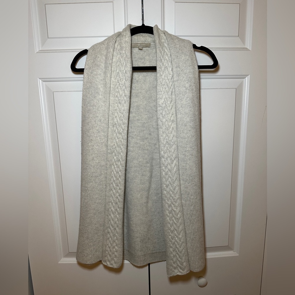 Joan Vass Wool/Cashmere Sweater Vest